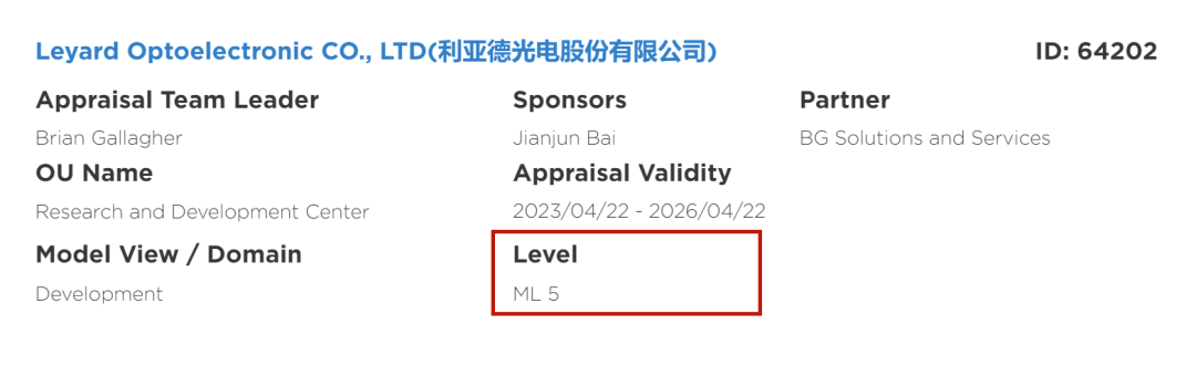 全球最高档级认证 | 非凡国际获CMMI 5证书